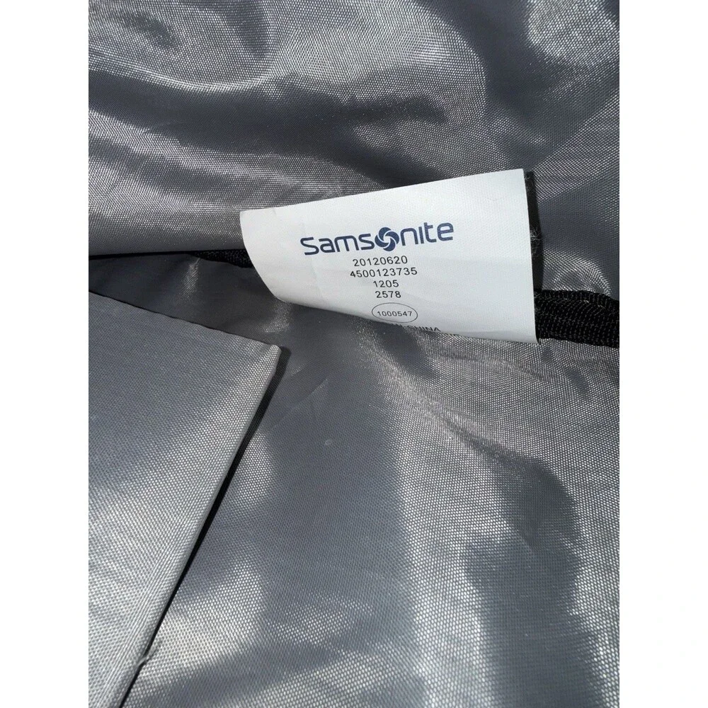 Samsonite Brown Compact Underseat Travel Tote Bag Personal Item Carry-On